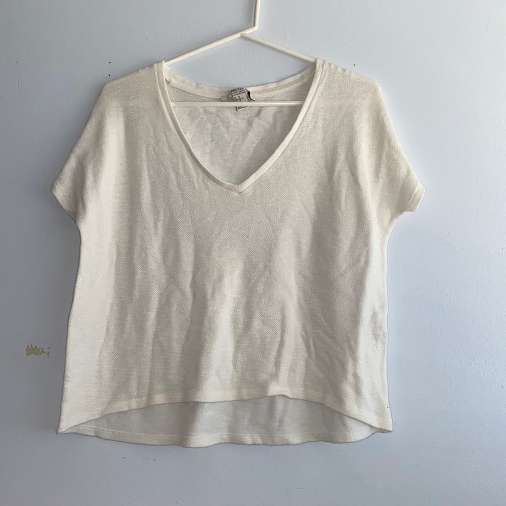 V-neck top